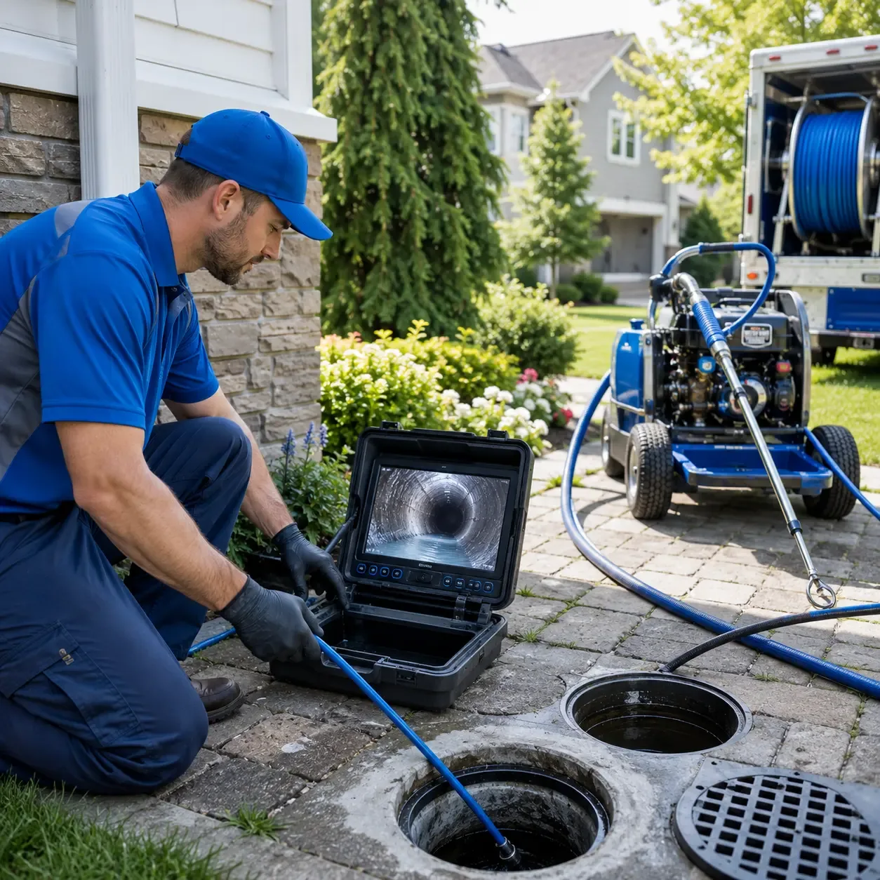 Outdoor drain cleaning professionals serving Powhatan Point, OH
